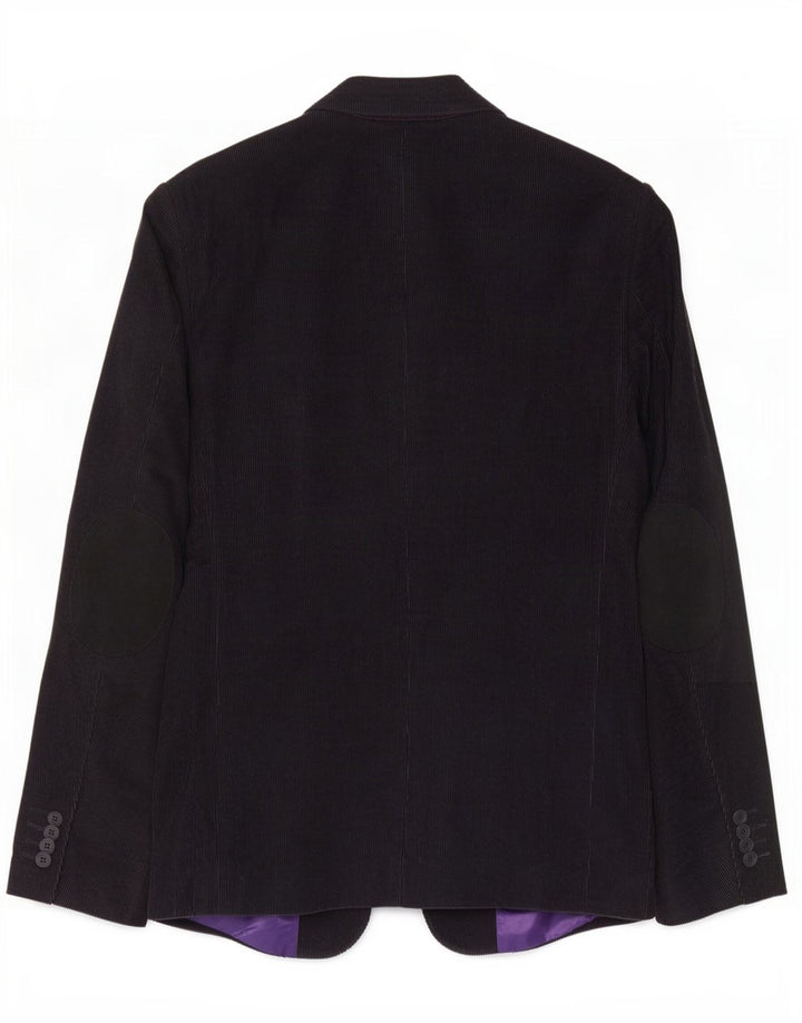 Feraud Herren-Blazer aus Cord mit 2 Knöpfen, Gr. 40, Größe L, Marineblau, Baumwolle