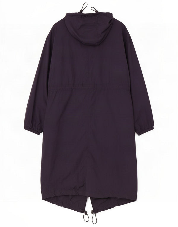 Marks & Spencer Damen-Regenjacke mit Kapuze, übergroß, UK 6, XS, Marineblau