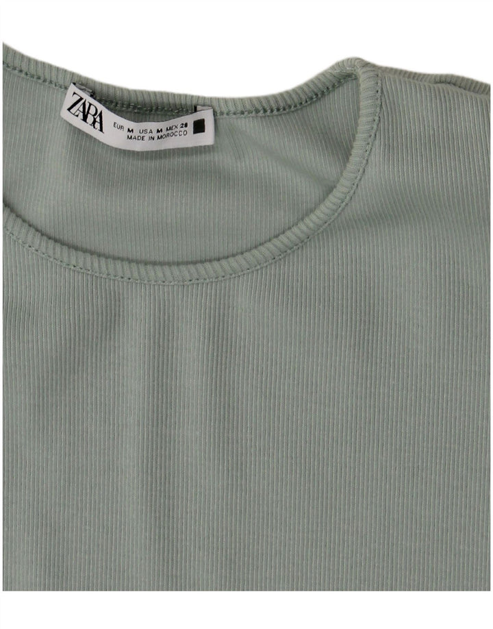 Abito maxi a pipistrello da donna Zara UK 12 verde medio