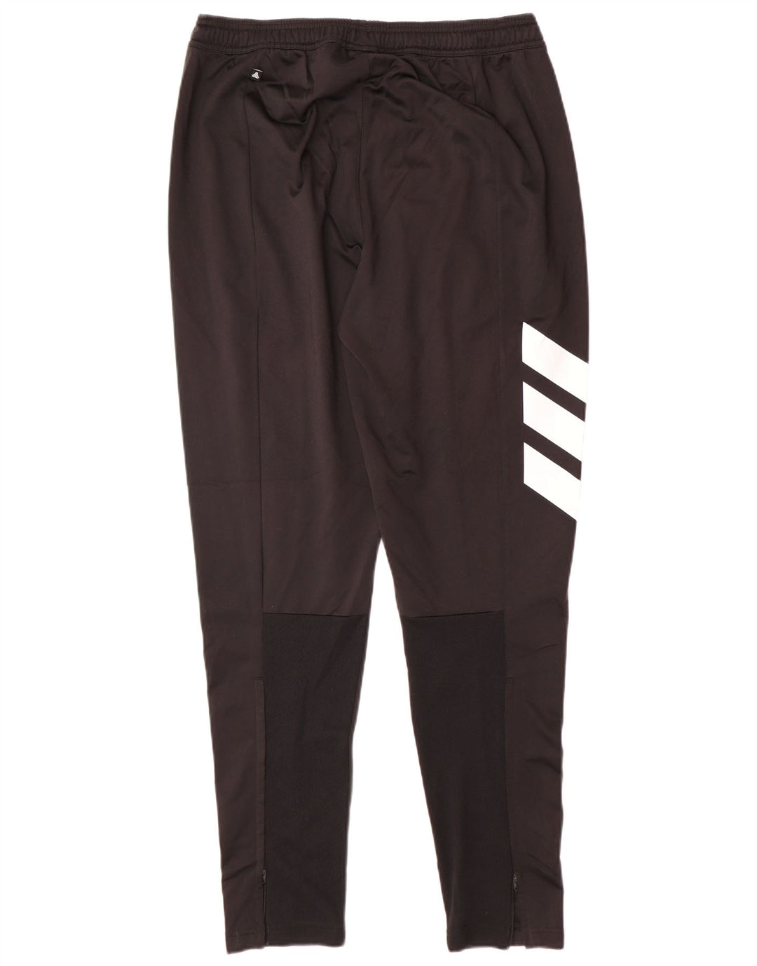 Pantaloni da tuta da uomo ADIDAS grandi in poliestere color block nero