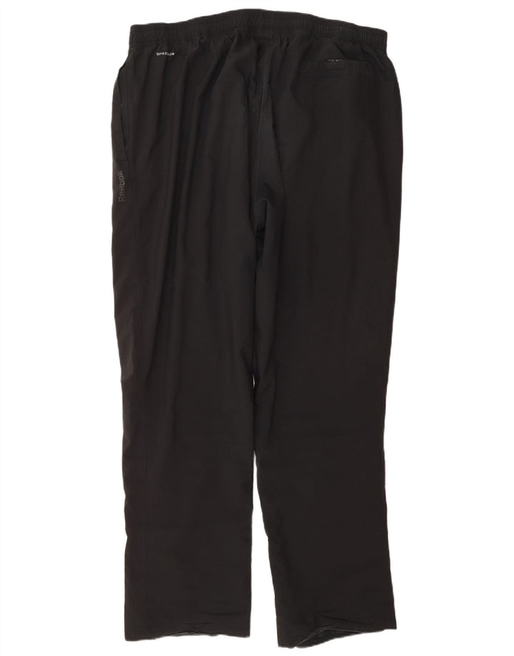 Pantaloni de trening pentru bărbați REEBOK XL poliester negru