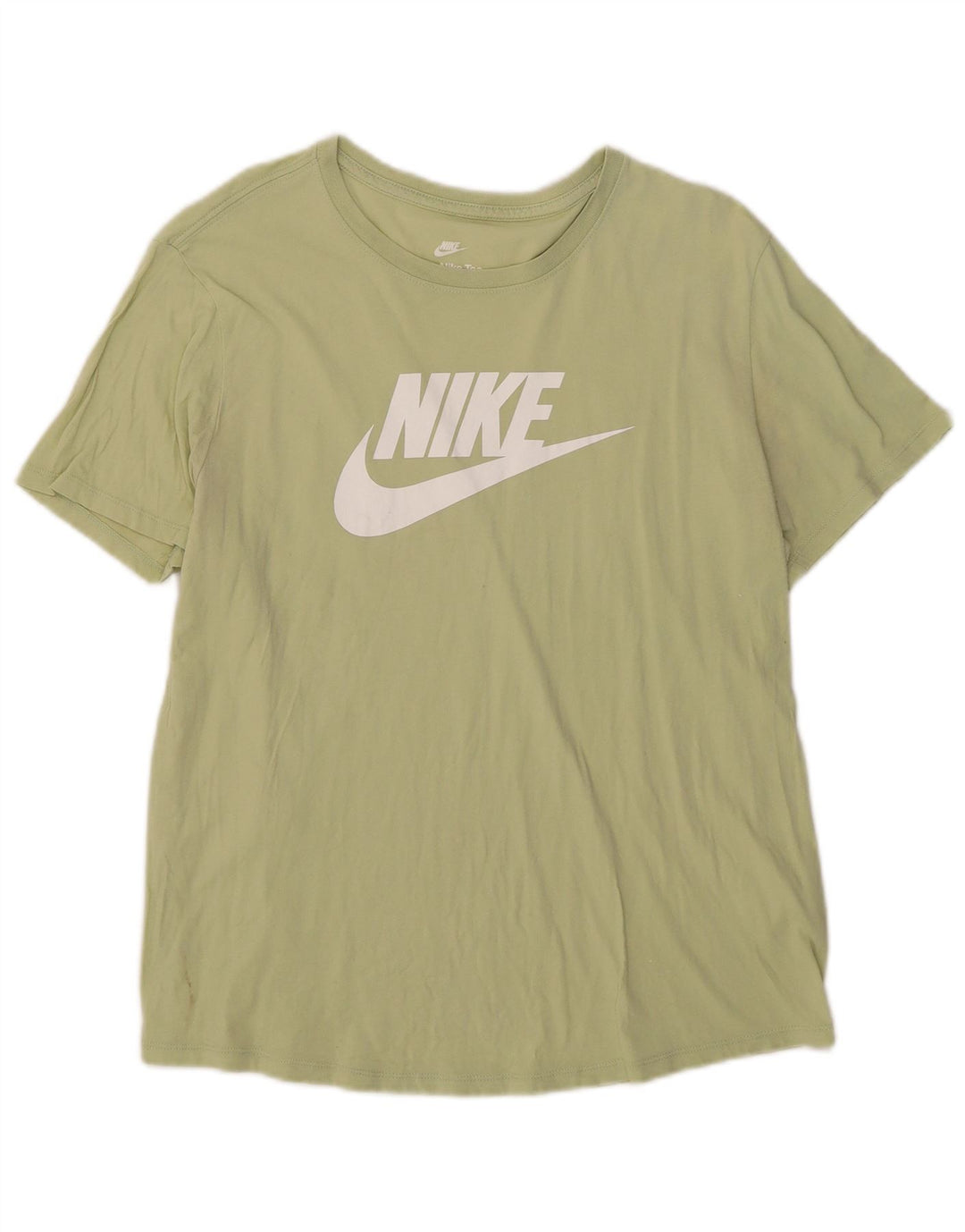 Nike Mens Graphic T-Shirt Top Large Green Cotton