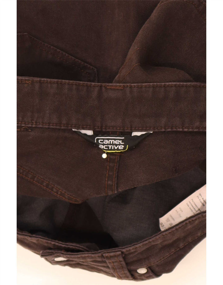 Мужские зауженные джинсы Camel Active W31 L31, коричневые, хлопок