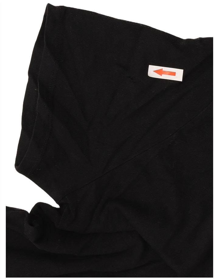 Zara Womens T-Shirt Top UK 16 Large Black