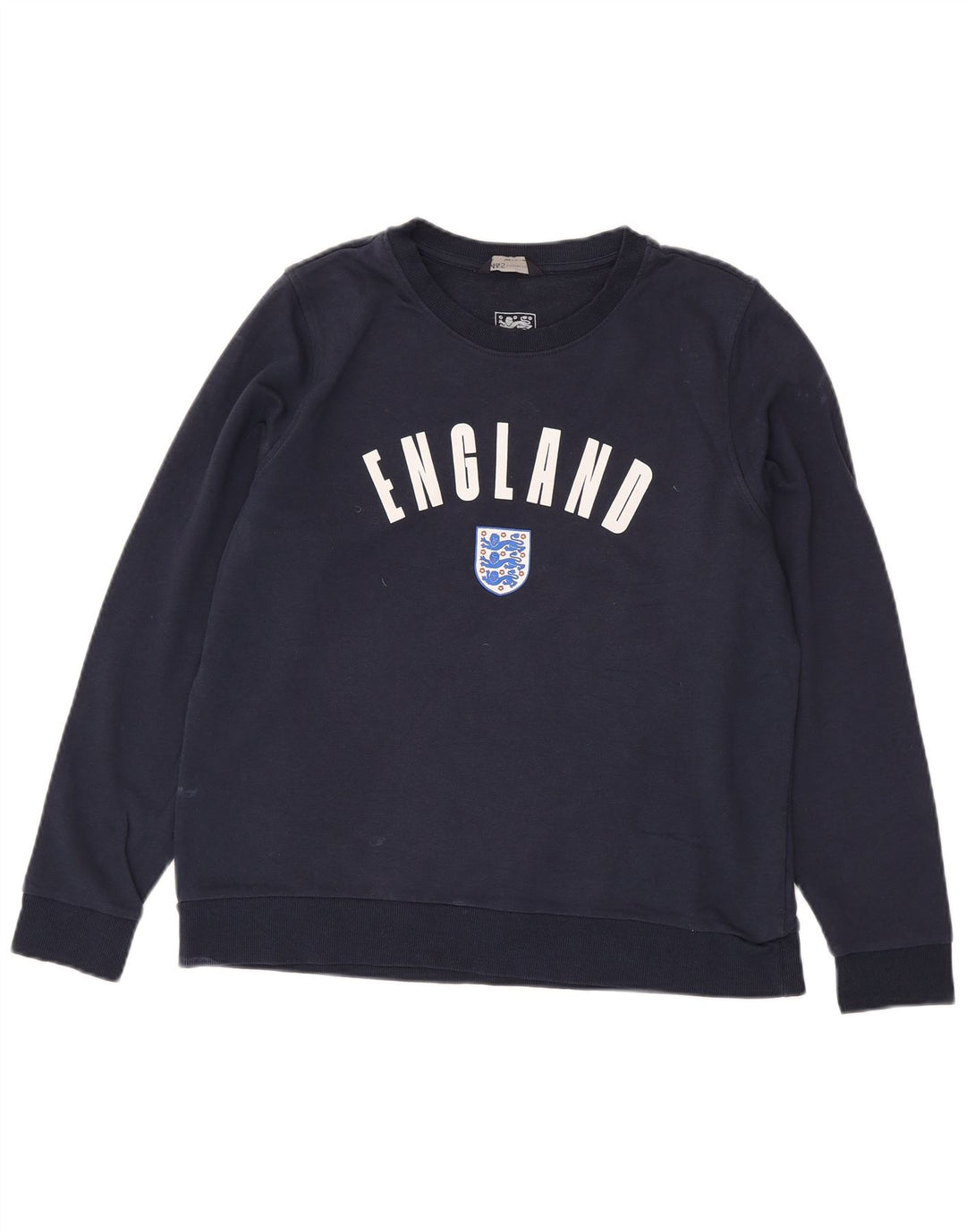 Marks & Spencer Damen England Sweatshirt Pullover UK 16 Large Marineblau