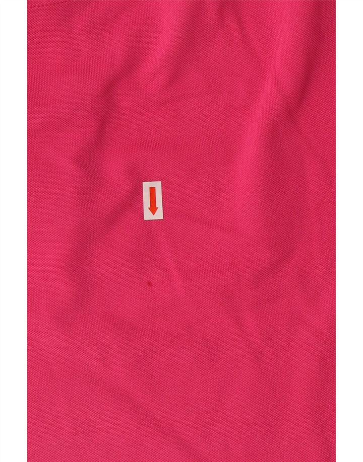 HARMONT & BLAINE Mens Polo Shirt Medium Pink Cotton