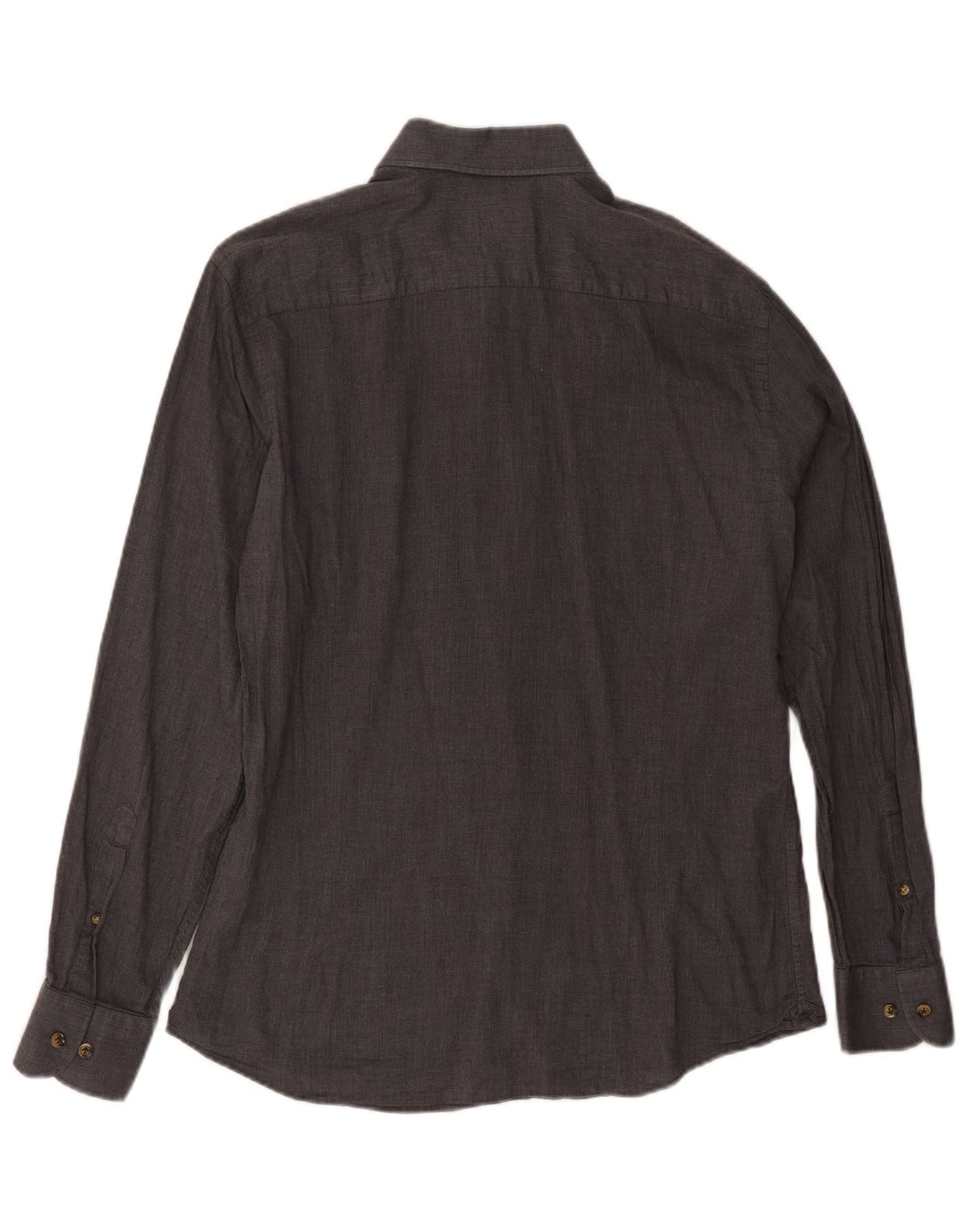 Hackett Herre Slim Fit Skjorte Stor Grå Bomuld