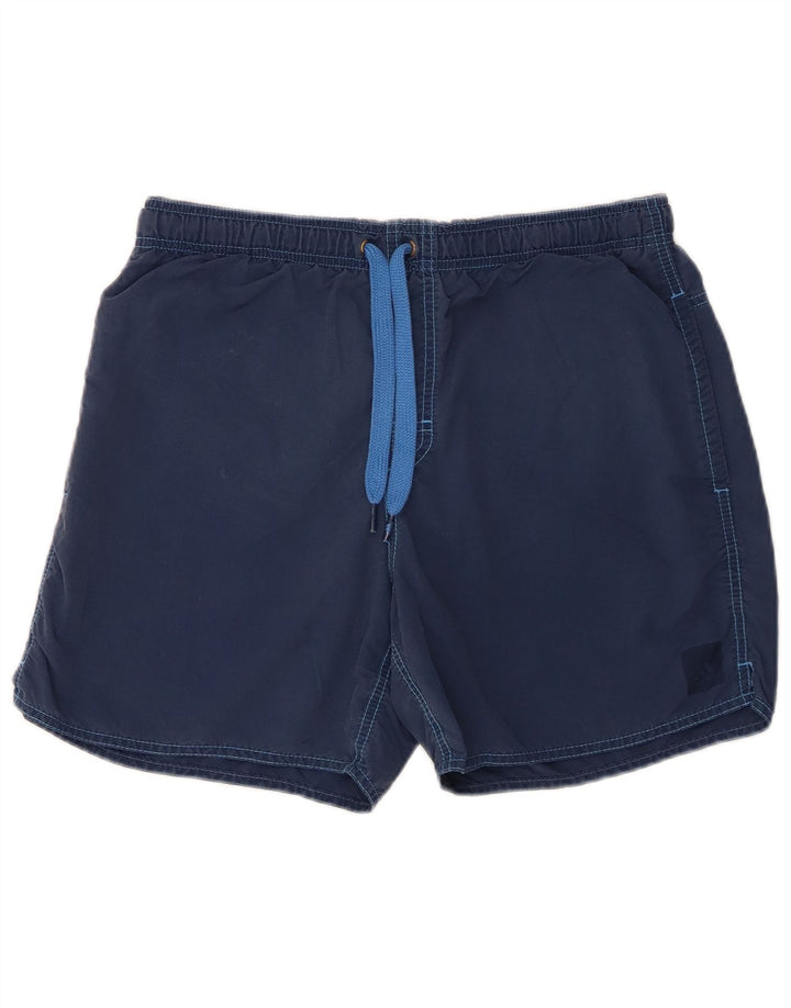 Adidas Badeshorts til mænd mellem marineblå polyamid