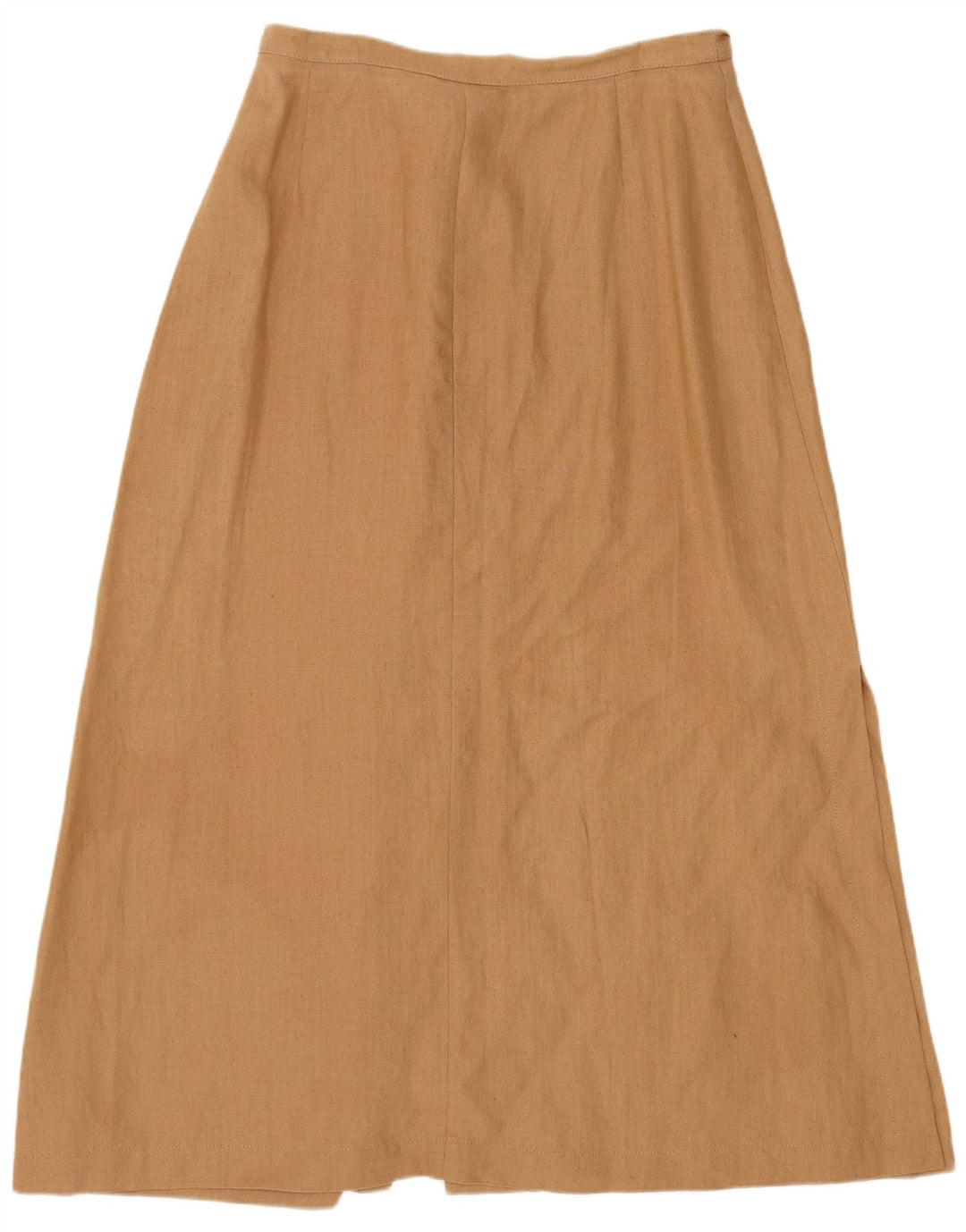 Max Mara Womens Wrap Skirt UK 16 Large W30 Beige Linen