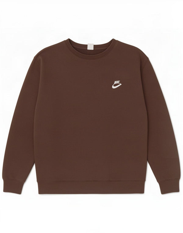 Nike Herren-Sweatshirt mit lockerer Passform, 3XL, braune Baumwolle