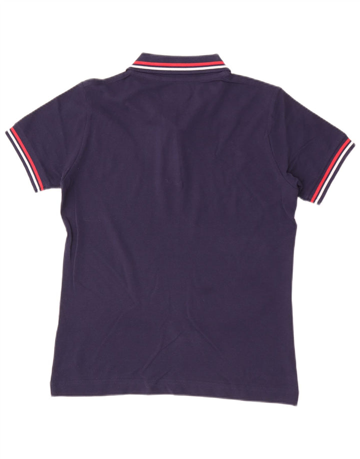 Kappa Womens Polo Shirt UK 14 Large Navy Blue