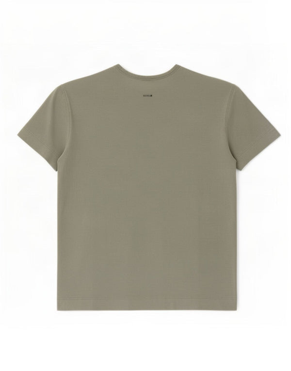 Hugo Boss Mens Graphic T-Shirt Top Medium Grey Cotton