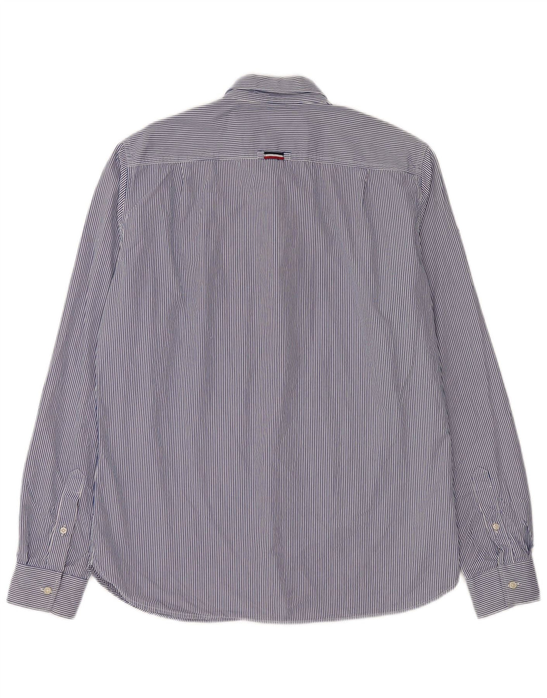 Superdry Mens Shirt XL Blue Pinstripe Cotton