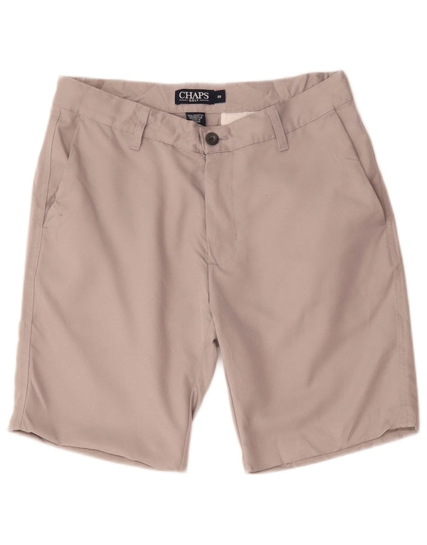 Chaps Herre Chino Shorts W30 Medium Grå Polyester