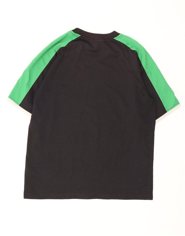 Nike T-shirt pour homme UK 42/44 Large Noir Colourblock