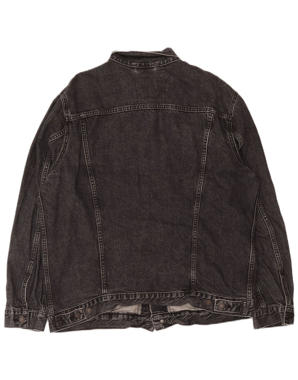 Levi's Veste en Jean Homme UK 44 2XL Noir Coton
