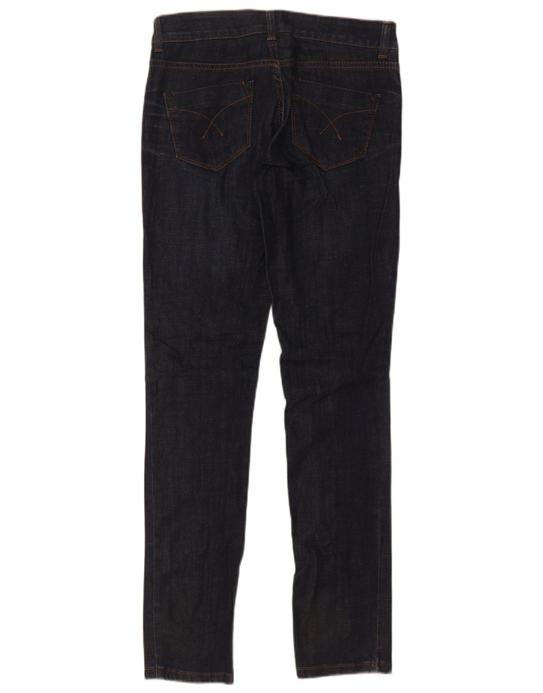 Topshop Womens Baxter Slim Jeans W25 L30 Navy Blue Cotton