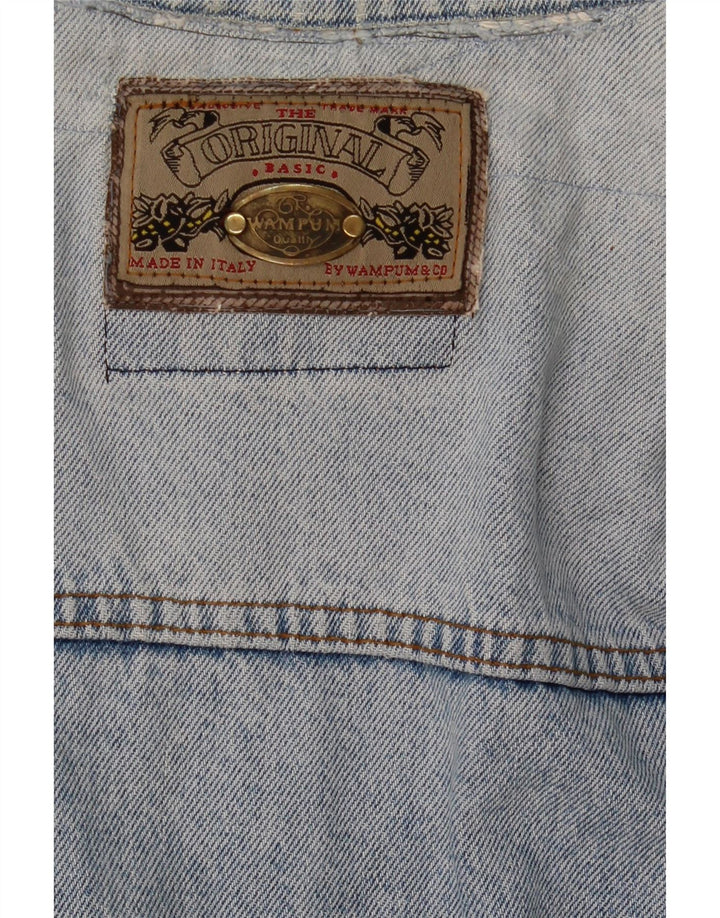 Wampum Chaqueta vaquera para hombre UK 38 Azul medio