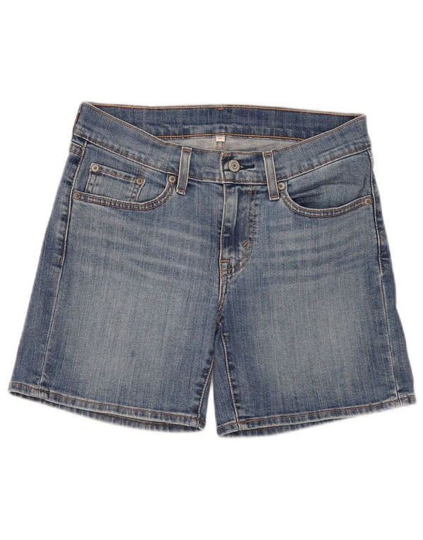 Levi's Womens Denim Shorts W27 Small Blue Cotton
