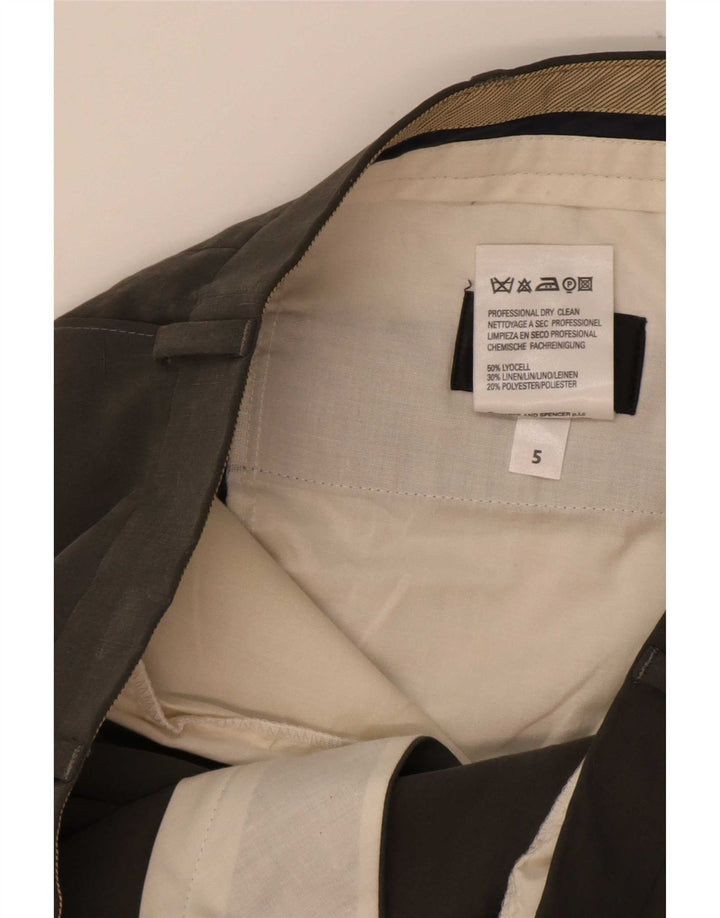 Pantaloni de costum pentru bărbați Marks & Spencer L38 L31 gri Lyocell