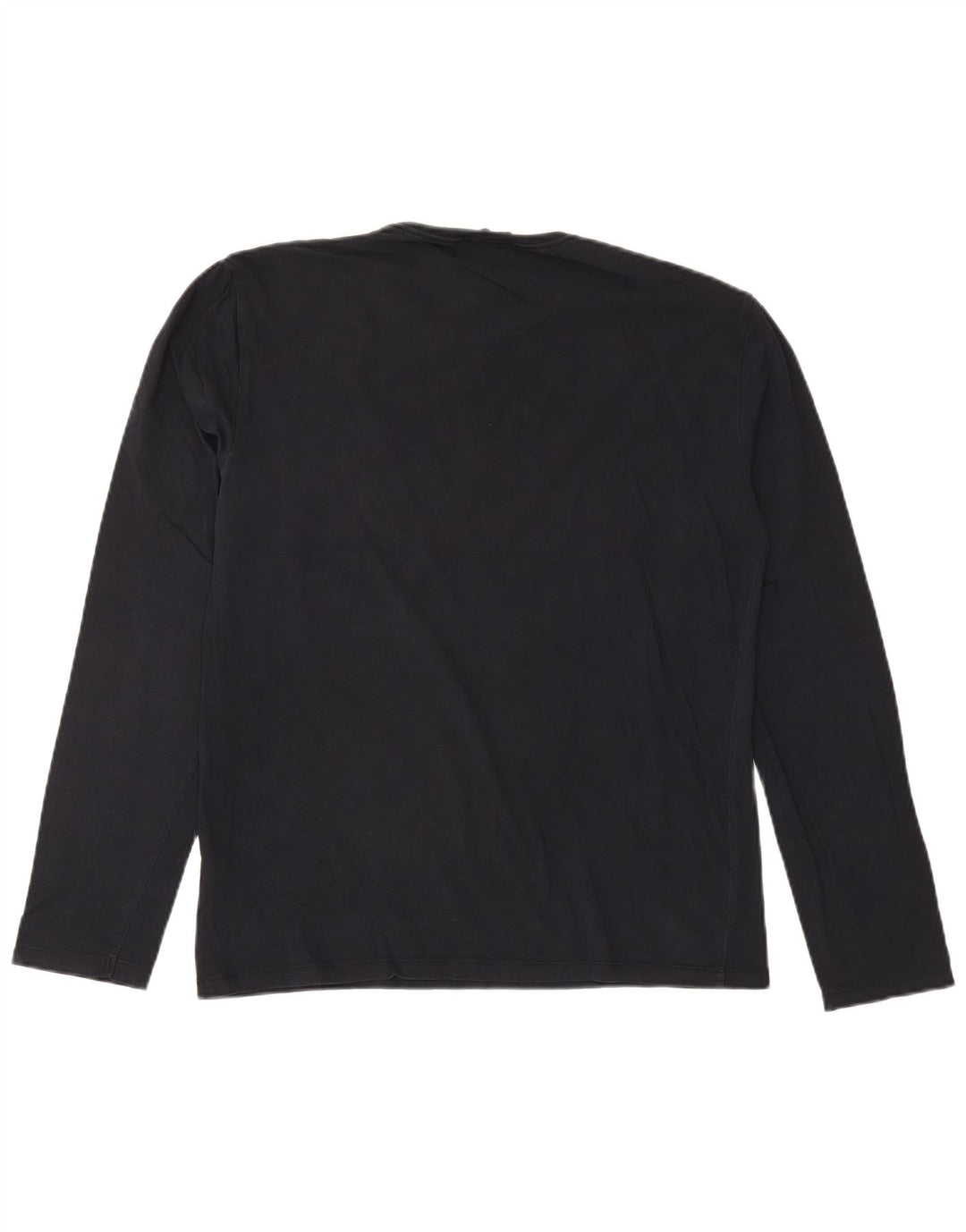 Gas Mens Top Long Sleeve 2XL Navy Blue Cotton