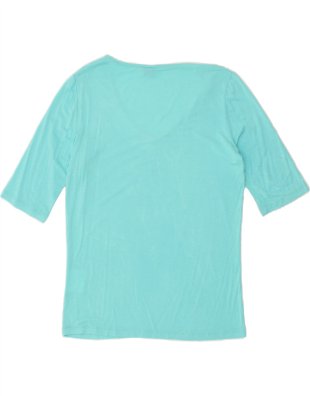 ROCCOBAROCCO Womens Graphic T-Shirt Top IT 46 Large Blue Vintage Roccobarocco and Second-Hand Roccobarocco from Messina Hembry 