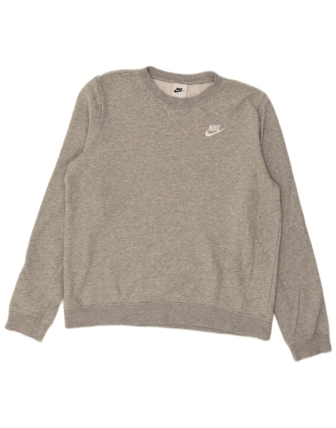 Felpa da uomo NIKE Maglione piccolo in cotone grigio