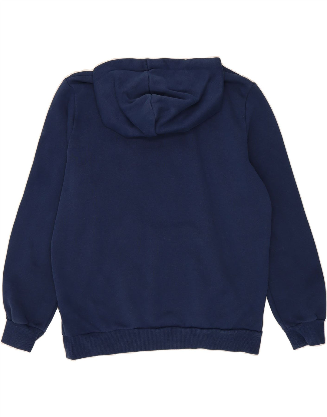 PUMA Mens Graphic Hoodie Jumper Medium Navy Blue Cotton Vintage Puma and Second-Hand Puma from Messina Hembry 