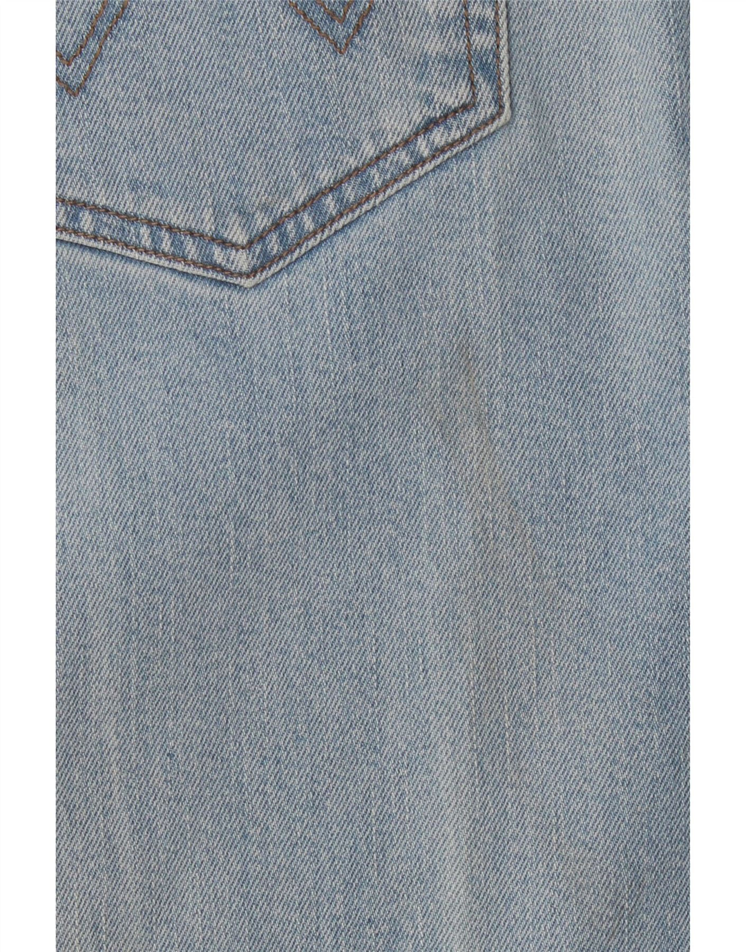 Wrangler Womens Regular Fit Straight Jeans W30 L32 Blue Cotton
