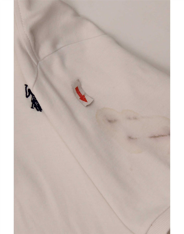 U.S. Polo Assn. Mens Shirt Medium White Cotton