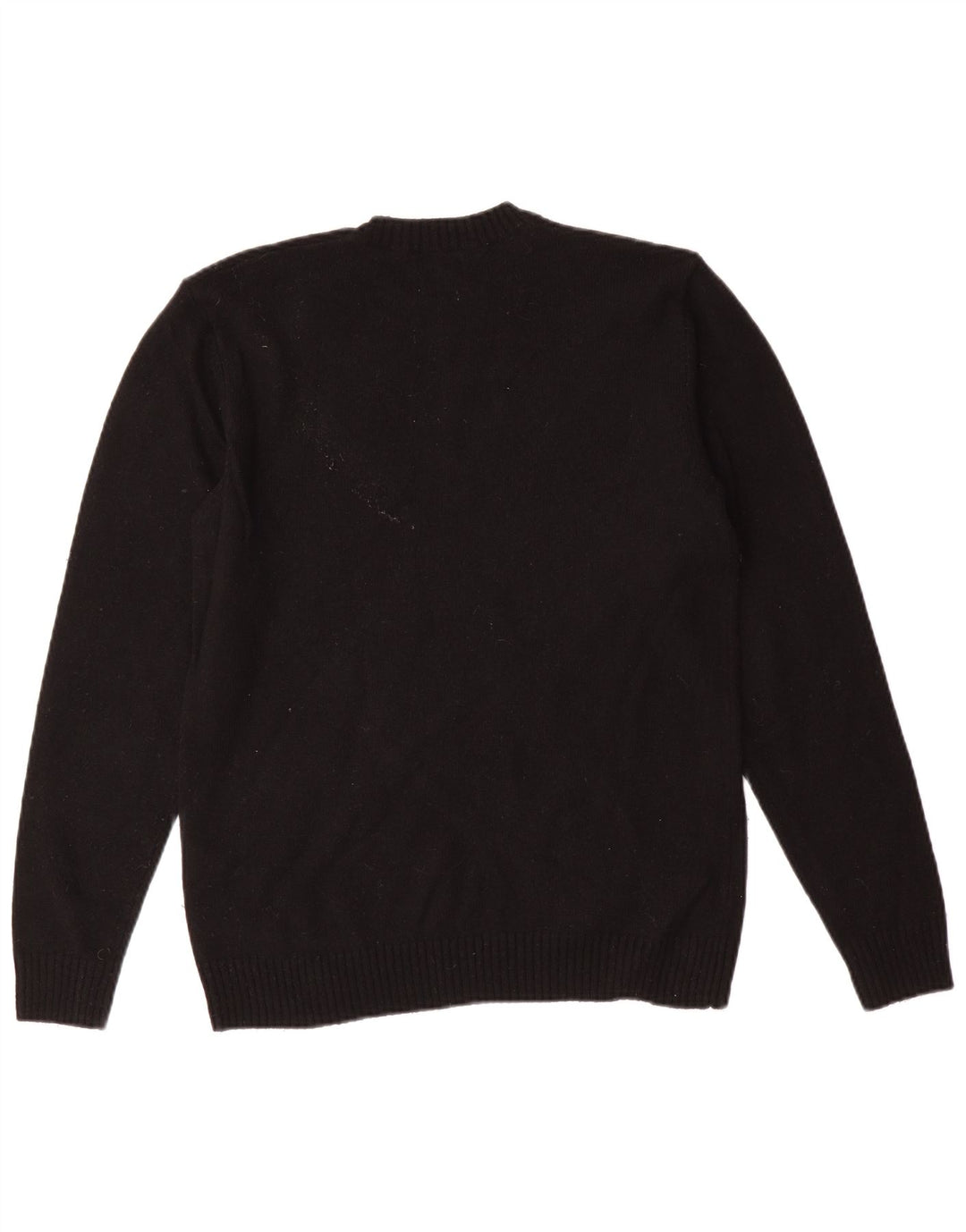 Levi's Mens Standard Crew Neck Jumper Sweater Medium Black Wool