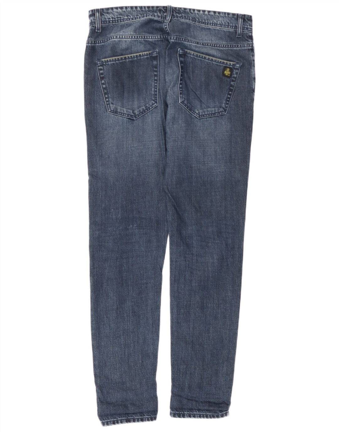 Refrigiwear Mens Slim Jeans W34 L30 Navy Blue Cotton