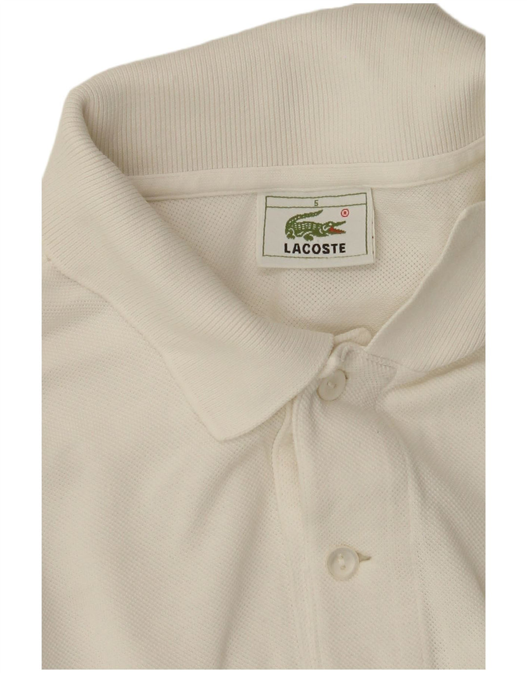 LACOSTE Poloskjorte til mænd str. 5 Large Beige