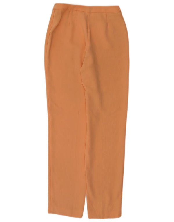 Vintage Damen Tapered Casual Hose EU 36 Small W26 L28 Orange