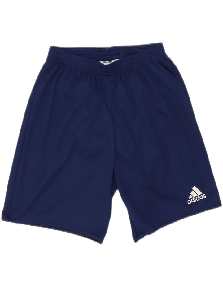 Adidas Mens Climalite Sport Shorts Small  Navy Blue Polyester