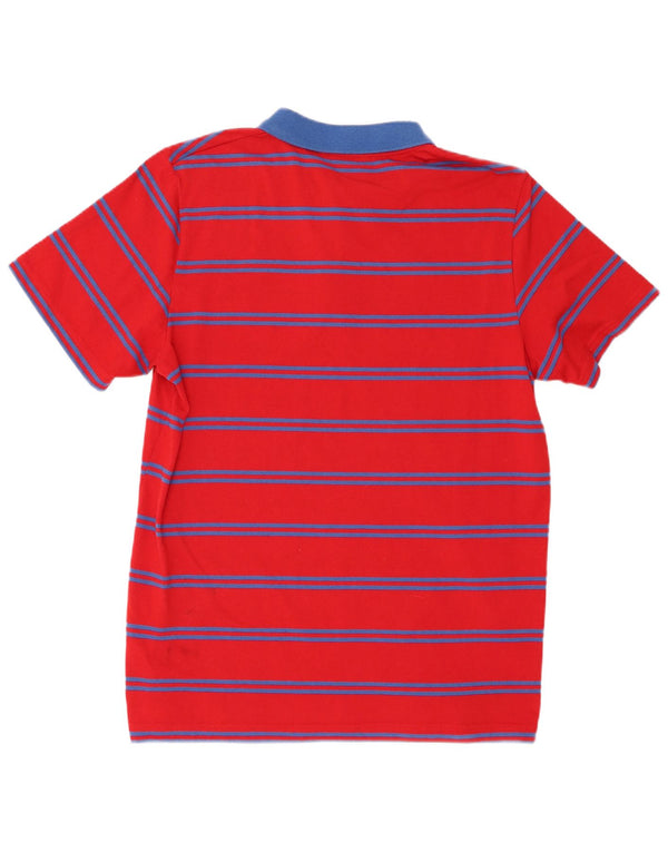 Polo da uomo Sergio Tacchini in poliestere a righe grandi rosse