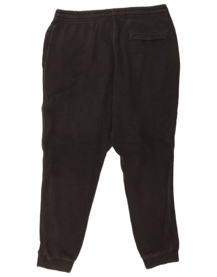 Nike Mens Tracksuit Trousers Joggers Large Black Cotton