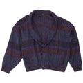 Maglione cardigan da uomo vintage IT 52 grande lana screziata multicolore