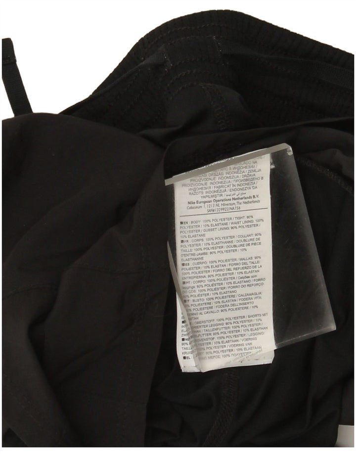 Pantaloncini sportivi Nike da donna Dri Fit UK 10 piccoli poliestere nero