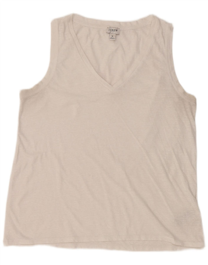 Canotta da donna J. CREW UK 12 cotone bianco medio