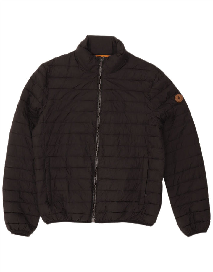 MARLBORO CLASSICS Mens Padded Jacket UK 40 Large Black Nylon