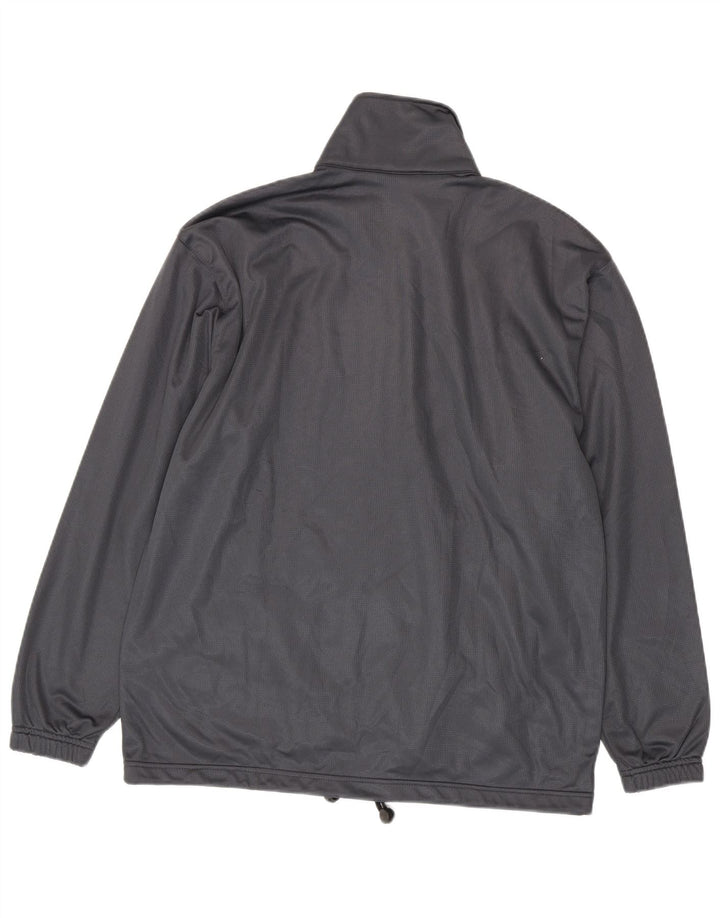 ASICS Mens Tracksuit Top Jacket Medium Grey