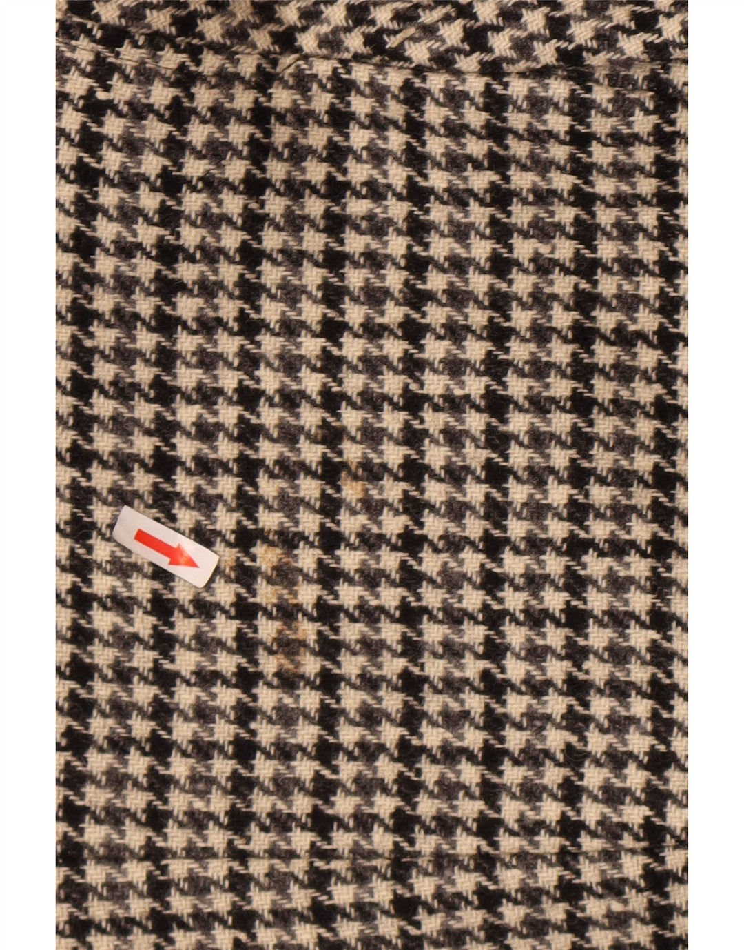 Vintage dame 2-knaps blazerjakke IT 44 Medium Grey Houndstooth
