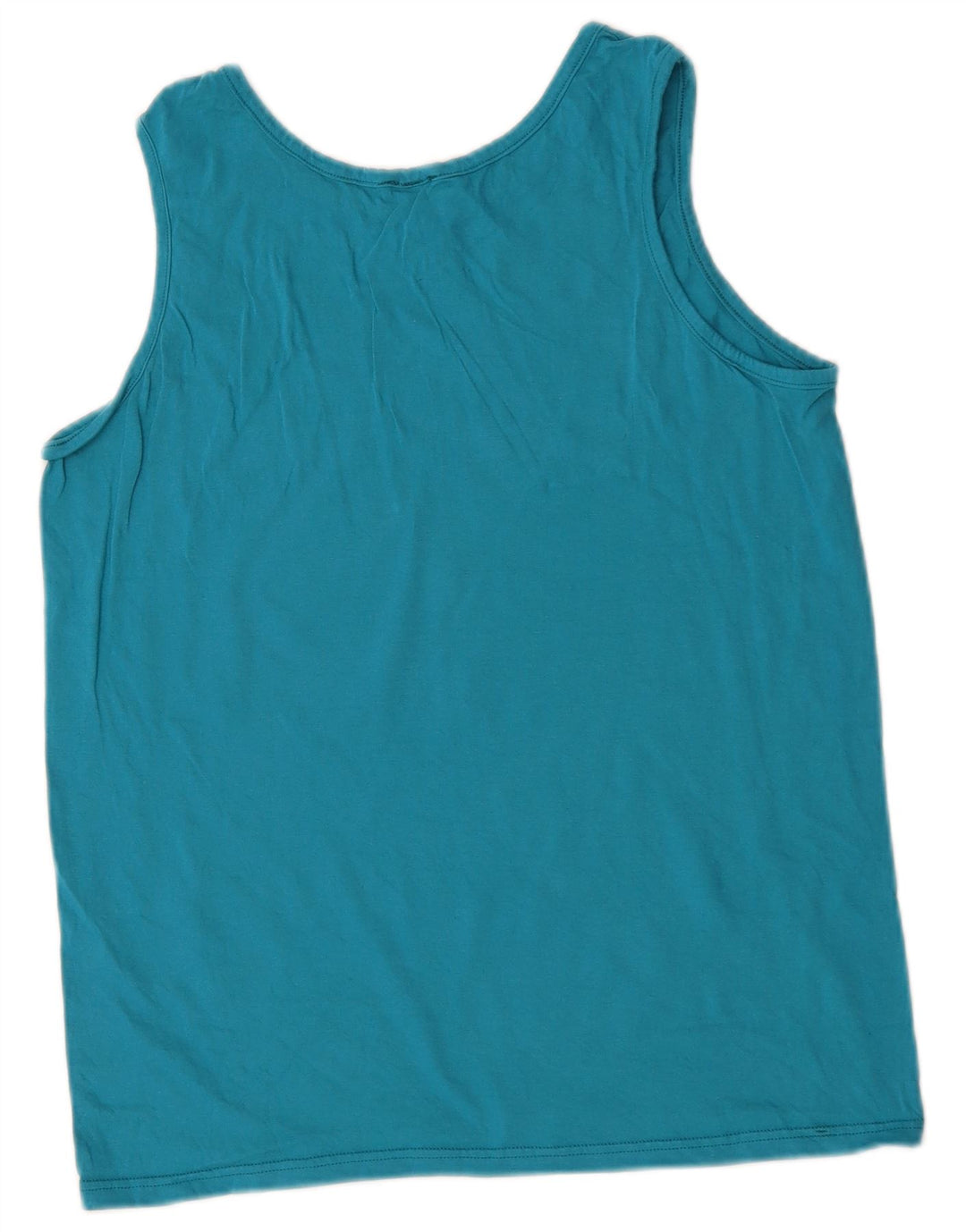 Kappa Womens Vest Top UK 14 Large Blue Cotton