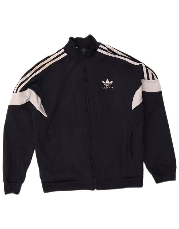 Adidas Træningsdragt Topjakke til drenge 11-12 år Navy Blue Colourblock