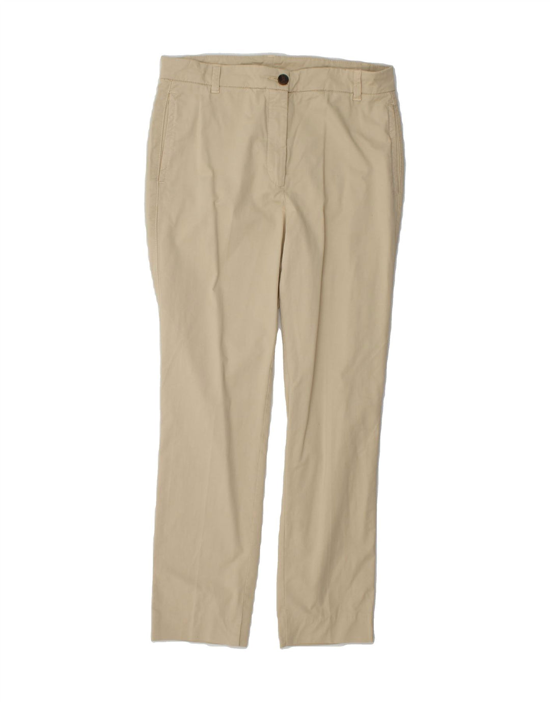 MASSIMO DUTTI Womens Slim Chino Trousers W28 L28 Beige Cotton Vintage Massimo Dutti and Second-Hand Massimo Dutti from Messina Hembry 