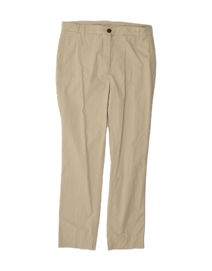 MASSIMO DUTTI Womens Slim Chino Trousers W28 L28 Beige Cotton Vintage Massimo Dutti and Second-Hand Massimo Dutti from Messina Hembry 