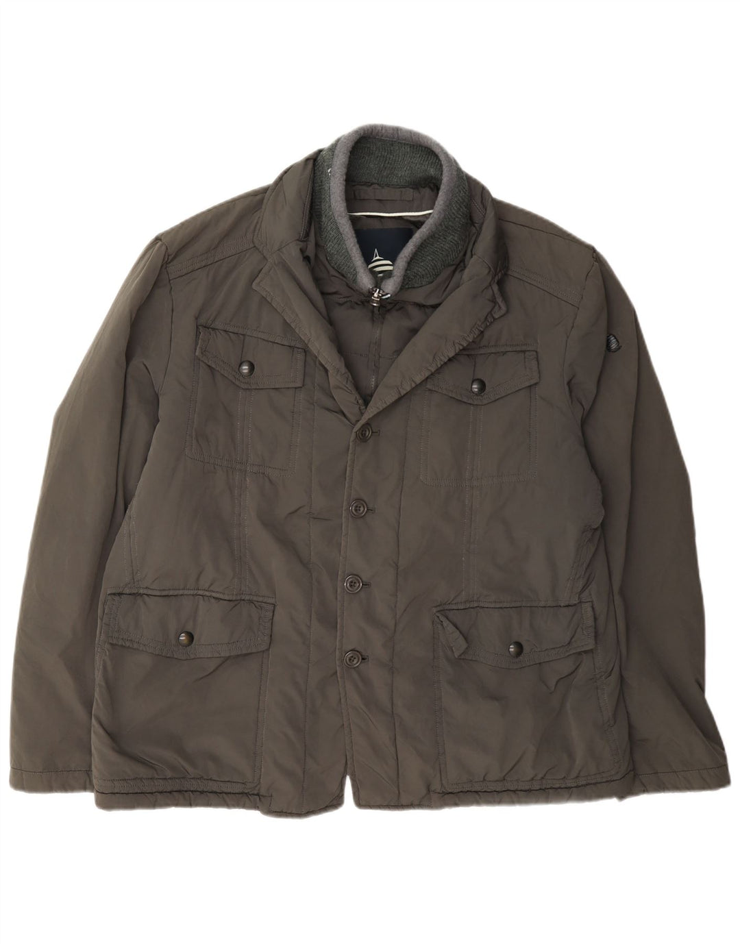 Marina Yachting Chaqueta utilitaria para hombre UK 40 Grande Poliéster gris