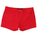 Calvin Klein Damen Jeansshorts W26 Kleine rote Baumwolle