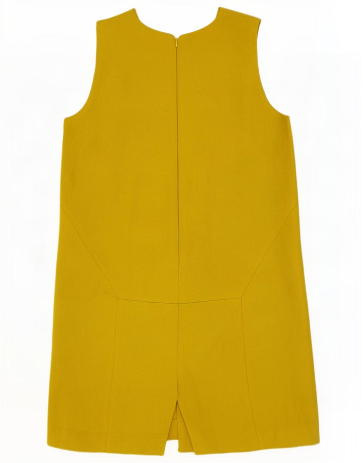 Cos Dame Ærmeløs Shift Dress IT 42 Medium Gul